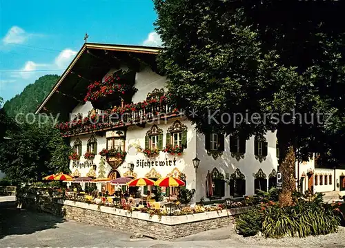 AK / Ansichtskarte Walchsee Tirol Postgasthof Pension Fischerwirt Kat. Walchsee
