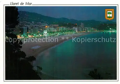 AK / Ansichtskarte Lloret de Mar Strand Kat. Costa Brava Spanien