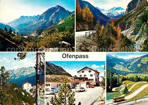 AK / Ansichtskarte Ofenpass Ofenbergstrasse La Drossa Hotel Suesom Give Kat. Zernez