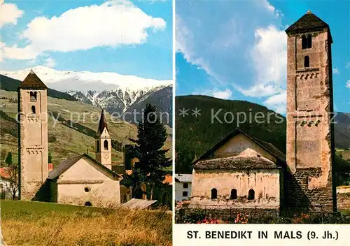 AK / Ansichtskarte Mals Suedtirol St. Benedikt  Kat. Mals Vinschgau