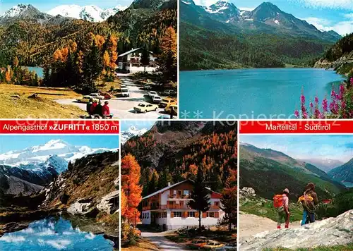 AK / Ansichtskarte Martelltal Alpengasthof Zufritt  Kat. Vinschgau Bozen Suedtirol