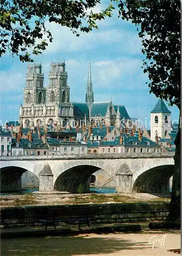 AK / Ansichtskarte Orleans Loiret Cathedrale Sainte Croix Kat. Orleans