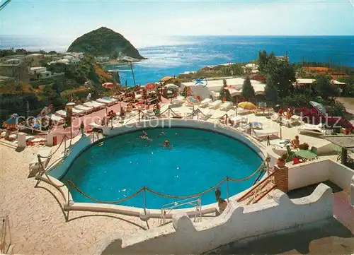 AK / Ansichtskarte Sant Angelo Ischia Hotel Romantica Terme Swimming Pool Meerblick
