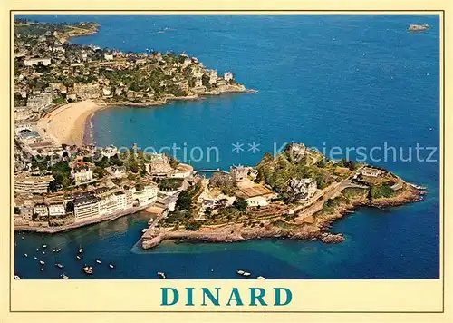 AK / Ansichtskarte Dinard Ille et Vilaine Bretagne Cote d Emeraude vue aerienne Collection Couleurs de Bretagne Kat. Dinard