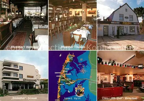 AK / Ansichtskarte Insel Sylt Restaurants Friesenkate auf der Insel Kat. Westerland