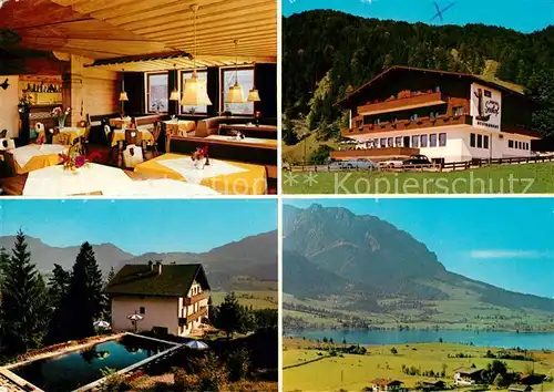AK / Ansichtskarte Kranzach Hotel Restaurant Seehof Alpengasthof Josefshoehe Swimming Pool Landschaftspanorama