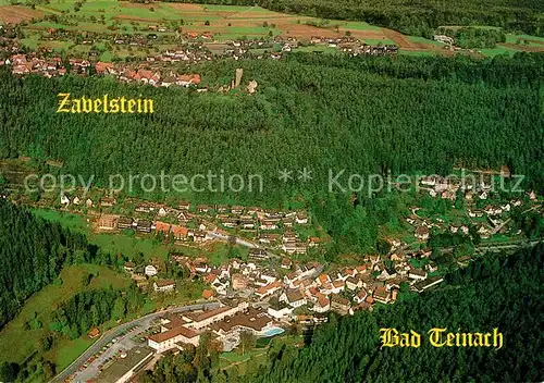 AK / Ansichtskarte Bad Teinach Zavelstein Kurort im Schwarzwald Fliegeraufnahme Kat. Bad Teinach Zavelstein