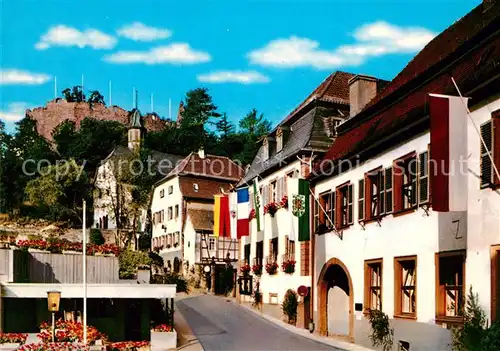 AK / Ansichtskarte Lindenfels Odenwald Blick zur Burg Kat. Lindenfels