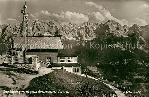 AK / Ansichtskarte Wankhaus Dreitorspitze  Kat. Garmisch Partenkirchen