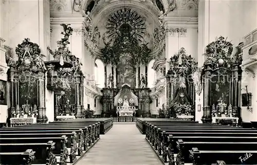 AK / Ansichtskarte Eichstaett Oberbayern Schutzengelkirche Inneres Kat. Eichstaett