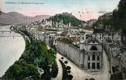 AK / Ansichtskarte Salzburg Oesterreich Blick von Humboldt Terasse Kat. Salzburg