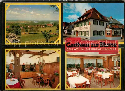 AK / Ansichtskarte Bamlach Gasthaus zur Blume Kat. Bad Bellingen