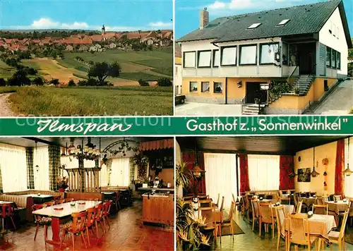 AK / Ansichtskarte Ilmspan Gasthaus zum Sonnenwinkel Kat. Grossrinderfeld