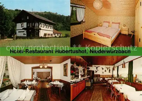 AK / Ansichtskarte Niederwuerzbach Hotel Restaurant Hubertushof