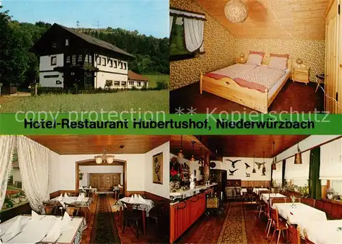 AK / Ansichtskarte Niederwuerzbach Hotel Restaurant Hubertushof