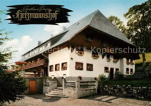 AK / Ansichtskarte Hinterzarten Gasthaus Pension Heizmannshof Kat. Hinterzarten