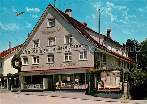 AK / Ansichtskarte Lindenberg Allgaeu Gasthaus Pension Im Krug zum gruenen Kranz Kat. Lindenberg i.Allgaeu