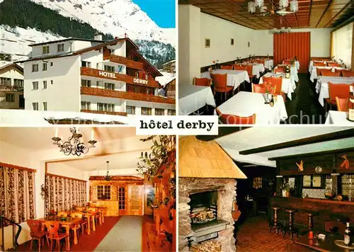 AK / Ansichtskarte Loeche les Bains Hotel Derby Kat. Leukerbad