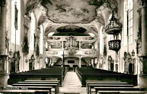 AK / Ansichtskarte Seeg Kirche Inneres Kat. Seeg