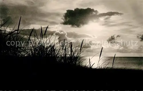 AK / Ansichtskarte Baltrum Nordseebad Sonnenuntergang Kat. Baltrum