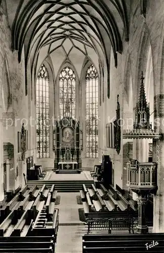 AK / Ansichtskarte Ansbach Mittelfranken St Johanniskirche Inneres Kat. Ansbach