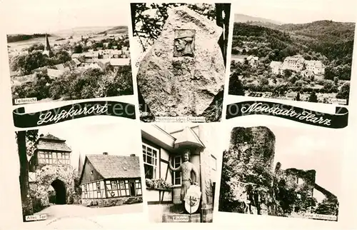 AK / Ansichtskarte Neustadt Harz Kurheim Altes Tor Roland Ruine Hohnstein  Kat. Neustadt Harz