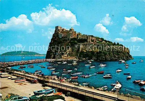 AK / Ansichtskarte Ischia Castello Schloss Hafen Kat. 