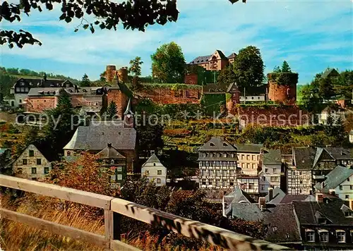 AK / Ansichtskarte Monschau Altstadt mit Burg Kat. Monschau