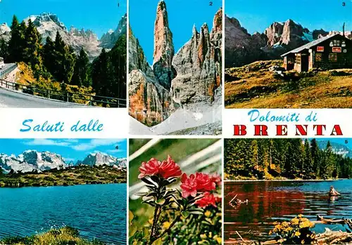 AK / Ansichtskarte Brenta Dalla Statale Madonna di Campiglio Campanle Basso Kat. Italien