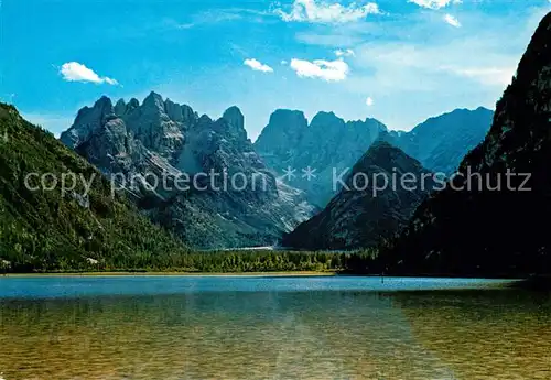 AK / Ansichtskarte Toblach Suedtirol Lago di Landron Gruppo del Cristallo Kat. Dobbiaco