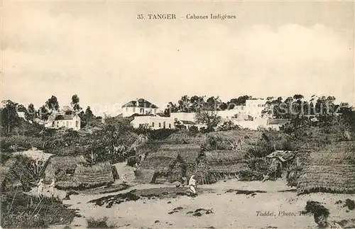 AK / Ansichtskarte Tanger Tangier Tangiers Cabanes Indigenes Kat. Marokko
