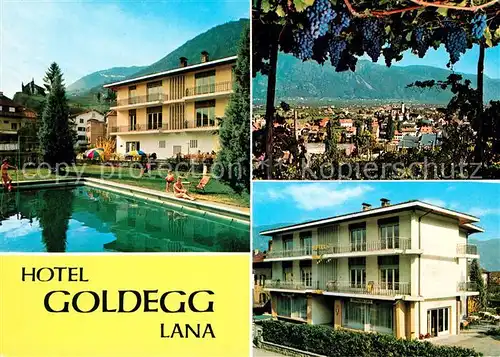 AK / Ansichtskarte Lana Merano Suedtirol Hotel Goldegg