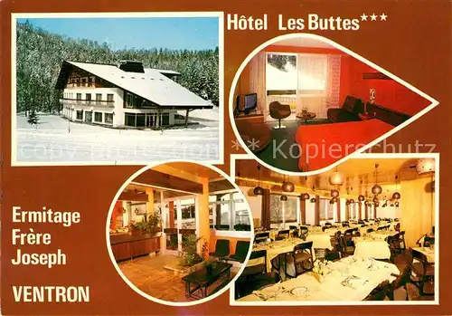 AK / Ansichtskarte Ventron Vosges Hotel Les Buttes Winter Kat. Ventron