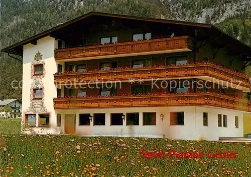 AK / Ansichtskarte Achenkirch Sport Pension Geisler Kat. Achenkirch am Achensee