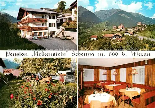 AK / Ansichtskarte Schenna Meran Pension Nelkenstein Panorama Kat. Italien