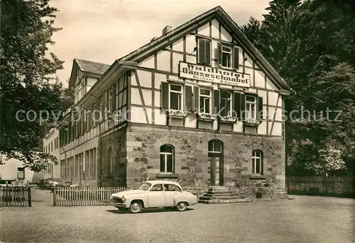 AK / Ansichtskarte Ilfeld Suedharz Waldhotel Gaenseschnabel Kat. Ilfeld Suedharz