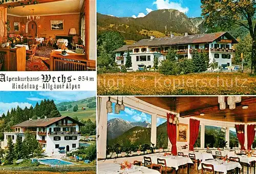 AK / Ansichtskarte Hindelang Alpenkurhaus Wechs Kat. Bad Hindelang