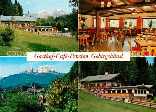 AK / Ansichtskarte Engedey Gasthof Cafe Pension Gebirgshaeusl Kat. Bischofswiesen