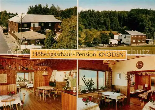 AK / Ansichtskarte Lautertal Odenwald Hoehengasthaus Pension Knoden Kat. Lautertal (Odenwald)