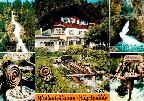 AK / Ansichtskarte Markt Schellenberg Gasthaus Pensin Kugelmuehle Almbachklamm Kat. Berchtesgaden