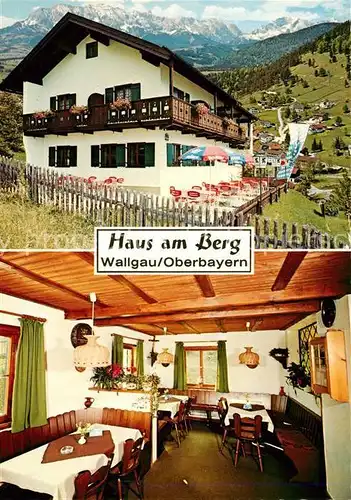 AK / Ansichtskarte Wallgau Haus am Berg Kat. Wallgau