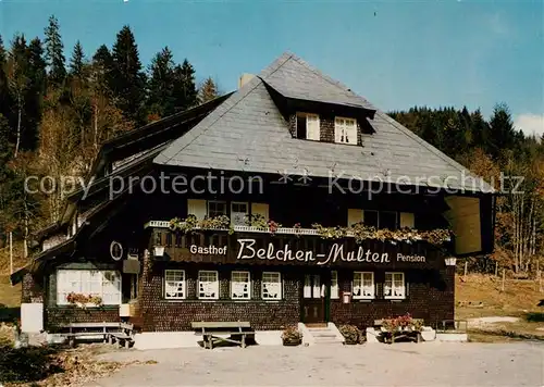 AK / Ansichtskarte Schoenau Schwarzwald Gasthof Pension Belchen Multen Kat. Schoenau im Schwarzwald
