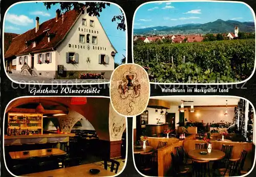 AK / Ansichtskarte Wettelbrunn Gasthaus Winzerstueble Kat. Staufen im Breisgau