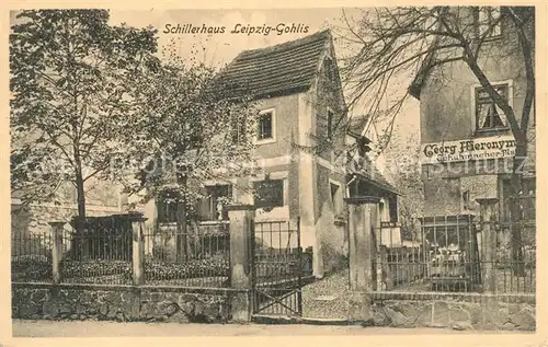 AK / Ansichtskarte Gohlis Leipzig Schillerhaus Kat. Leipzig