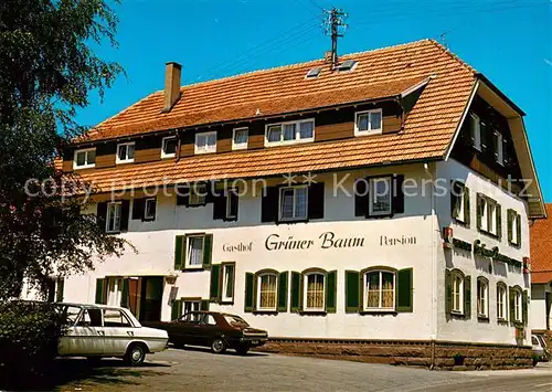 AK / Ansichtskarte Aichelberg Calw Gasthof Pension Gruener Baum Kat. Bad Wildbad