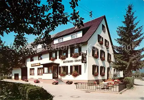 AK / Ansichtskarte Stegen Hochschwarzwald Gasthaus Sonne Kat. Stegen