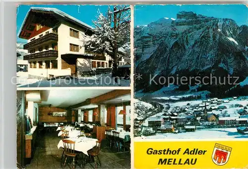 AK / Ansichtskarte Mellau Vorarlberg Gasthof Adler Kat. Mellau