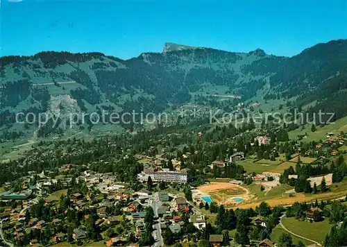 AK / Ansichtskarte Villars sur Ollon La Chamossaire vue aerienne Kat. Villars sur Ollon