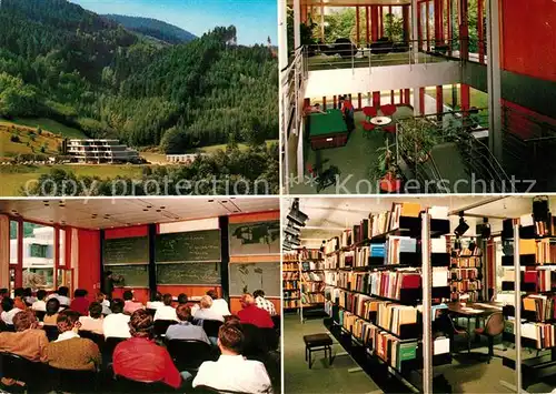 AK / Ansichtskarte Oberwolfach Mathematisches Forschungsinstitut Lehrsaal Bibliothek Kat. Oberwolfach