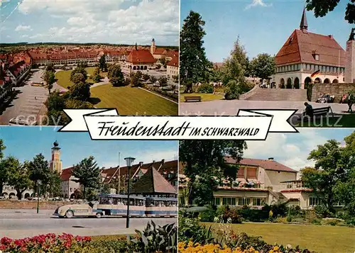 AK / Ansichtskarte Freudenstadt Marktplatz Rathaus Stadthaus Kurhaus Kurort im Schwarzwald Kat. Freudenstadt